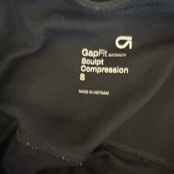 Set of 3 GAP Maternity Black Sculpt & Compression Black Pointe Leggings Sz. S - Picture 8 of 10